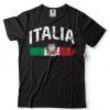 Italia Flag T-Shirt Italian Diaspora Patriotic Nationality Italy Flag Tee Shirt