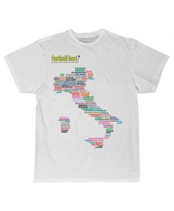 Italian Football Map T-Shirt