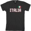 Italy Flag European Football Italian Soccer Mediterranean Rome Republic Tshirt