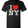 Licensed I Love New York ILNY Screen Printed Heart T-Shirt