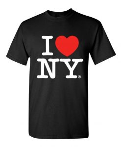 Licensed I Love New York ILNY Screen Printed Heart T-Shirt