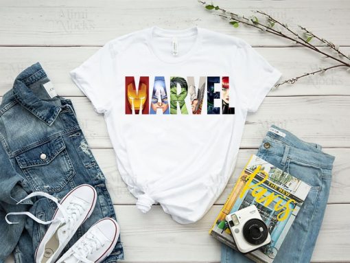 Marvel Comics Shirt, Marvel Shirt, Captain America Tee