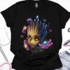 Marvel Guardians Of The Galaxy Groot Flowers Graphic T-Shirt