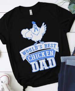 Mens Chicken Father Gifts World's Best Chicken Dad For Men T-Shirt