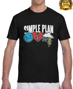 Mens Simple Plan Logo T-Shirt