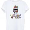 Mom Life Skull T-Shirt,Mum tye dye Skull a Little Hippie,a Little Hood