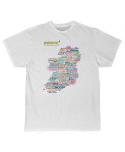 Mountain Map of Ireland T-Shirt