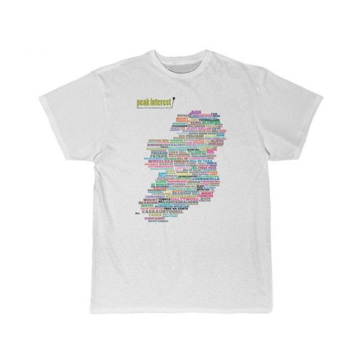 Mountain Map of Ireland T-Shirt