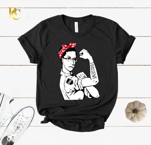 Notorious RBG BLACK - I Dissent Ruth Bader Ginsburg Shirt