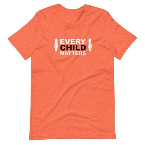 Orange Shirt Day , Every Child Matters, words of equality, Promote peace, kindness and equality Tshirt