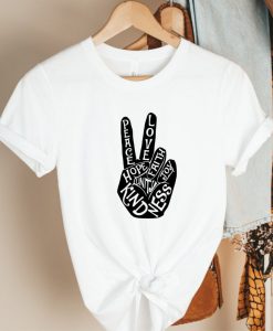 Peace T shirt, peace, love, kindness, unity, joy faith tshirt, unisex