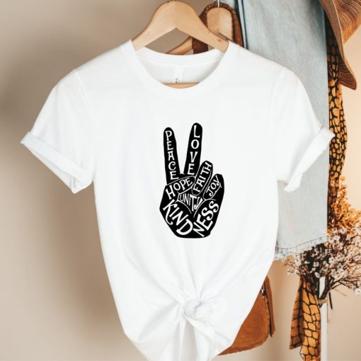 Peace T shirt, peace, love, kindness, unity, joy faith tshirt, unisex