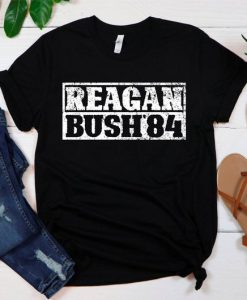 Reagan Bush 84, Patriotic T Shirt