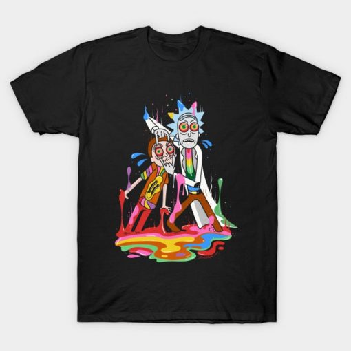 Rick And Morty Shirt, Rick And Morty Psychedelic Shirt