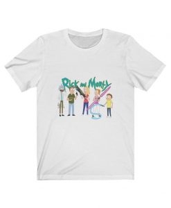 Rick And Morty T-shirt- Rick Morty Faces Facial T-shirt-Novelty T-shirt