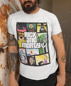 Rick & Morty Custom Shirt, GTA Tshirt