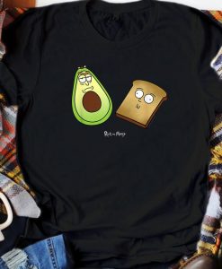 Rick and Morty Avocado Rick and Morty Toast with Logo T-shirt