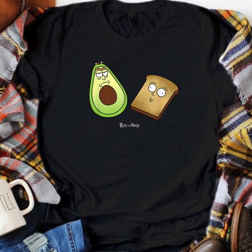 Rick and Morty Avocado Rick and Morty Toast with Logo T-shirt