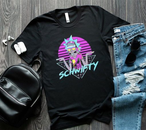 Rick and Morty Shirt Rick And Morty T Shirt Pickle Rick Sanchez Get Schwifty