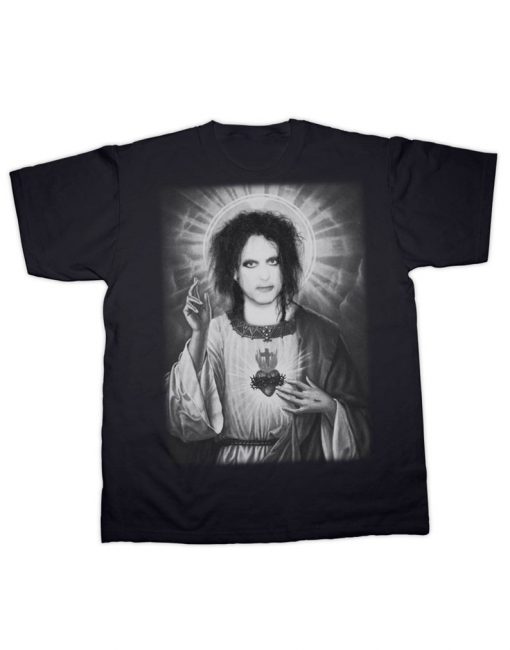 Robert Smith Goth God Print T Shirt