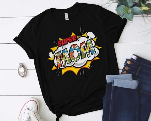 Super Mom Comic T-Shirt