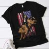 Trump Rodeo Bull Rider Patriotic American Flag Cowboys Shirt