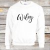 Wifey sweatshirt bride