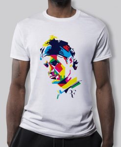 roger federer ,tennıs, print t-shirt