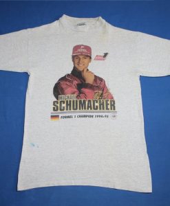 90s Michael Schumacher shirt Formula 1 shirt Champion 1994-1995 shirt