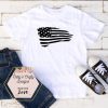 American flag adult shirt