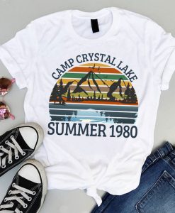 Camp Crystal Lake Summer 1980 - Vintage Retro T-Shirt