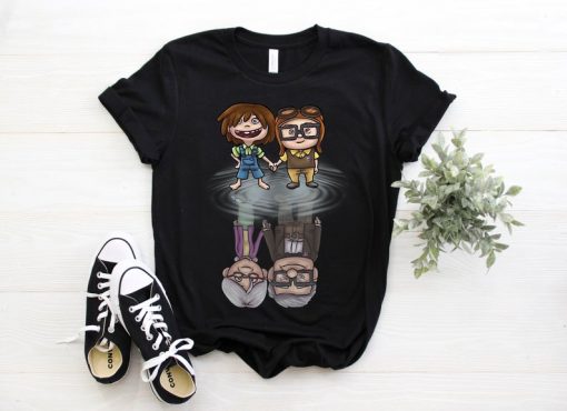 Carl Ellie Reflection Shirt Vintage Up Movie T-Shirt