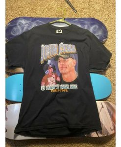 Cena John Wwe Vintage Shirt T-Shirt Wrestling Wwf Tee