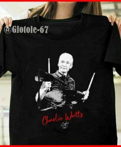 Charlie Watts AWESOME Drummer T-shirt Tribute to the Legends T-Shirt