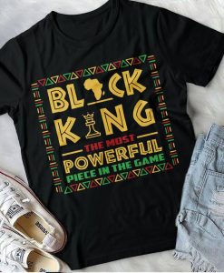 Cute Father'S Day Shirt , Black Father, Black King Shirt, Black Pride Shirt, African King