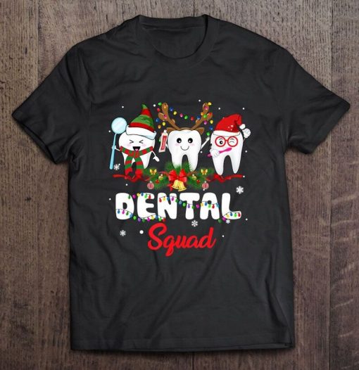 Dental Squad Dentist Christmas Tshirt