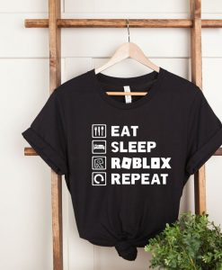 Eat Sleep Roblox Repeat Shirt