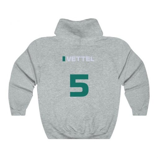 F1 Aston Martin Sebastian Vettel Hoodie Back