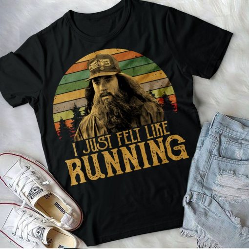 Forrest Gump I Just Felt Like Running Vintage Retro T-Shirt