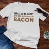 Funny Bacon Short-Sleeve Cotton T-Shirt