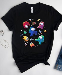 Impostors in Space Shirt, Among Us Video Game, Galaxy Finding Impostor Tshirt