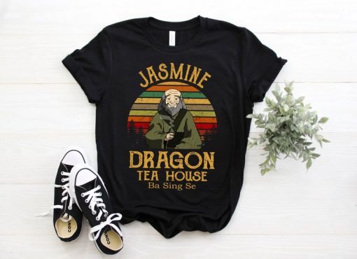 Jasmine Dragon Tea House Ba Sing Se Vintage Shirt Iroh Uncle T-Shirt