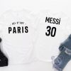 Lionel Messi ICI C'est Paris Unisex T-shirt, Welcome to Paris PSG Messi 30 twoside