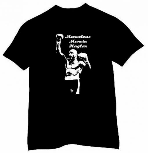 New Marvelous Marvin Hagler Boxing Legend Training Gym Tshirt