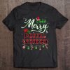 One Merry Postal Worker Plaid Christmas Tshirt