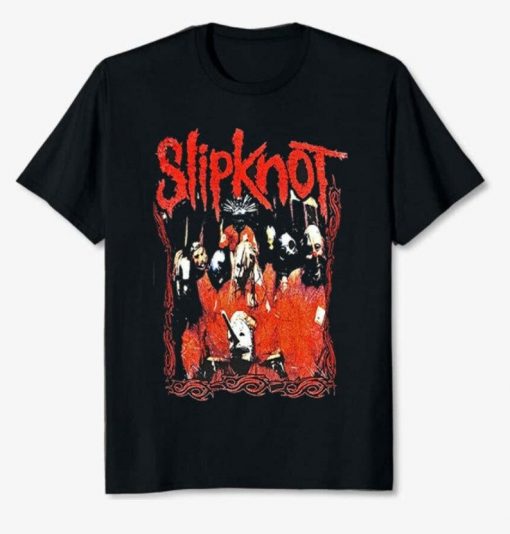 SLIPKNOT Band Frame Unisex Black T-shirt