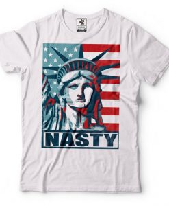 Statue Of Liberty T-Shirt NASTY Woman Funny Tee Shirt