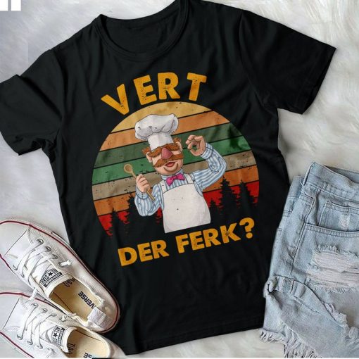 Swedish Chef Shirt, Vert Der Ferk T-Shirt, Tee Classic Movie 80S Funny