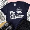 The Catfather T-Shirt, Funny Gift Shirt For Cat Daddy T-Shirt