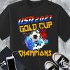 USA 2021 Soccer Championship T-Shirt, USA Winners of the 2021 CONCACAF Championship Tournament